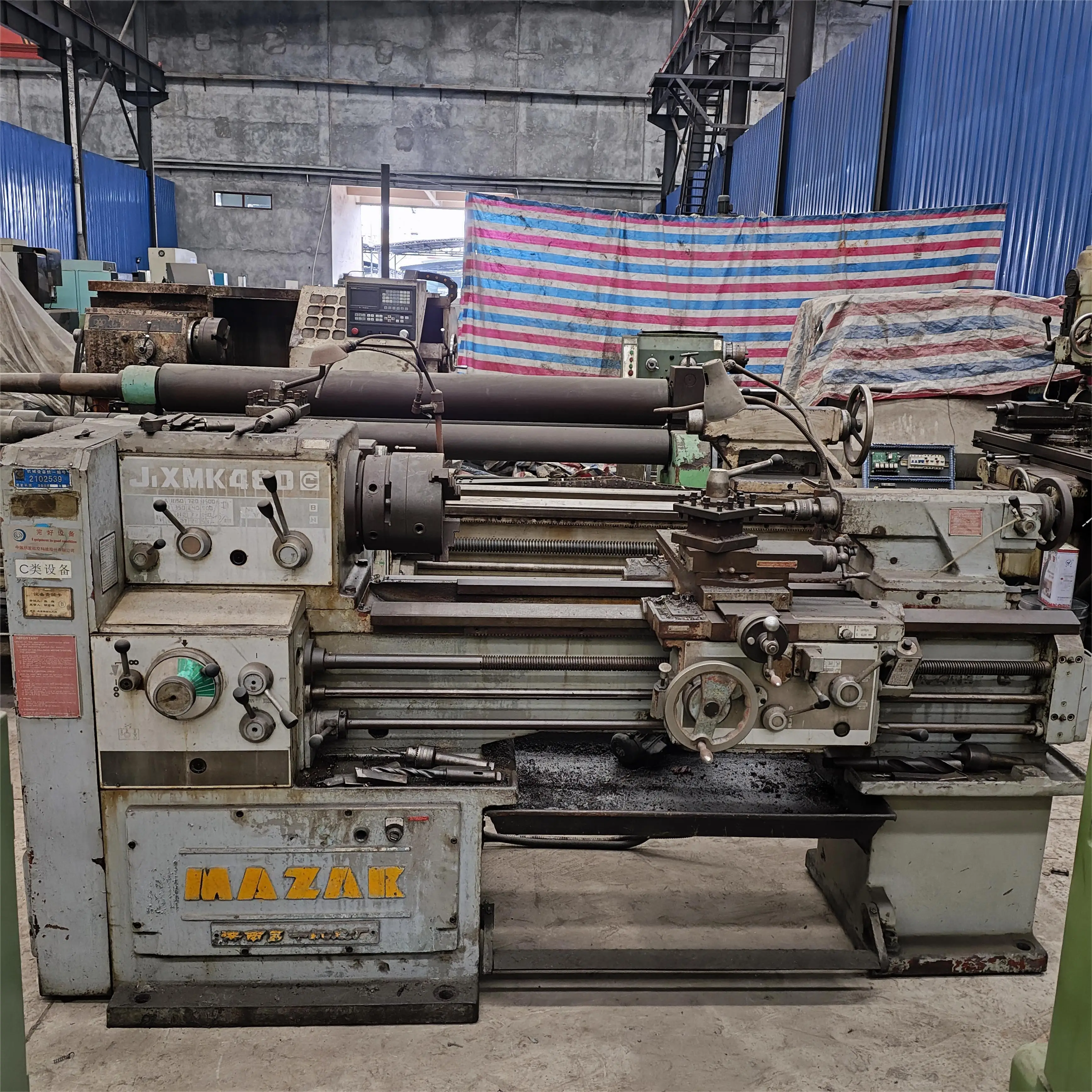 Cheap Price Second Hand Horizontal Lathe Machine for Sale Japanese Brand MAZAK Used Lathe Machine