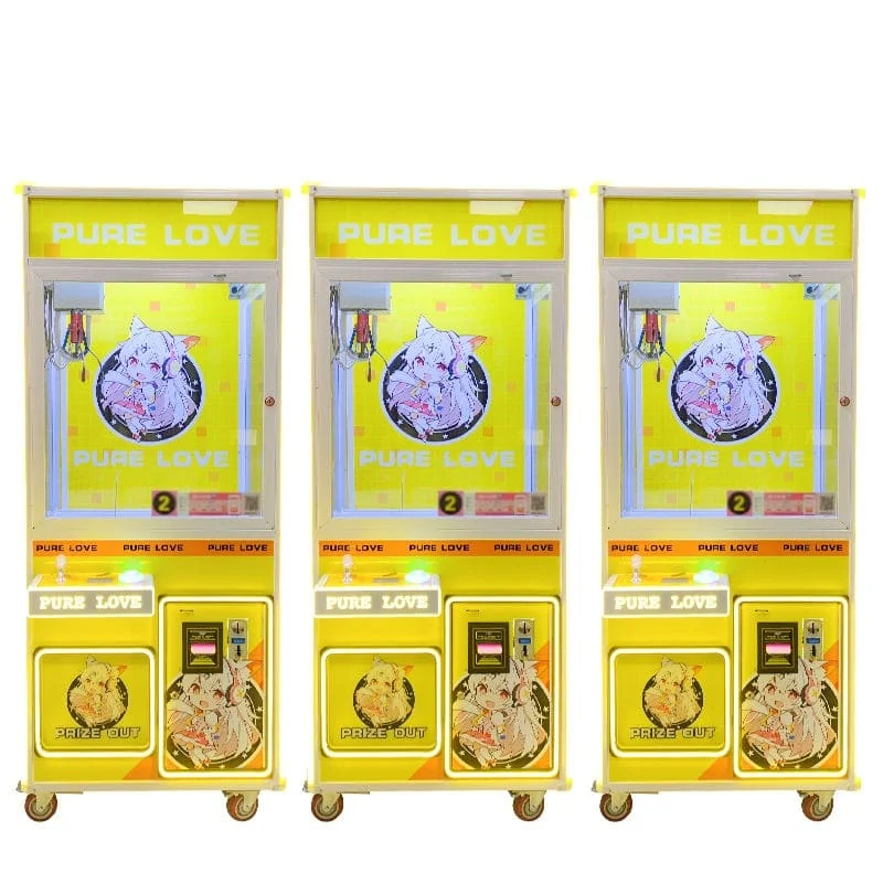 Riteng Fun House Claw Machine Arcade Game Toy Crane Coin Operated Fun Zone Full Size Arcade  Catcher Claw Machine