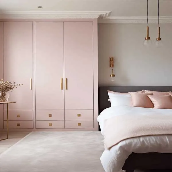 Ironing Board Wardrobe Cabinet Built-in Bed Custom Design Wardrobes Wardrobe Built-In Walk Shutters for Bedroom Hotel Use