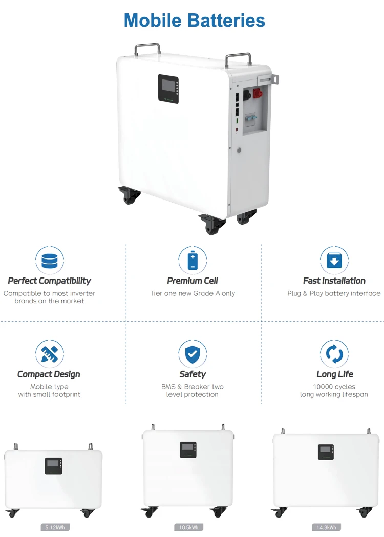 Mobile Batteries Lithium Ion Battery Lifepo4 51.2v 100ah 205ah 280ah