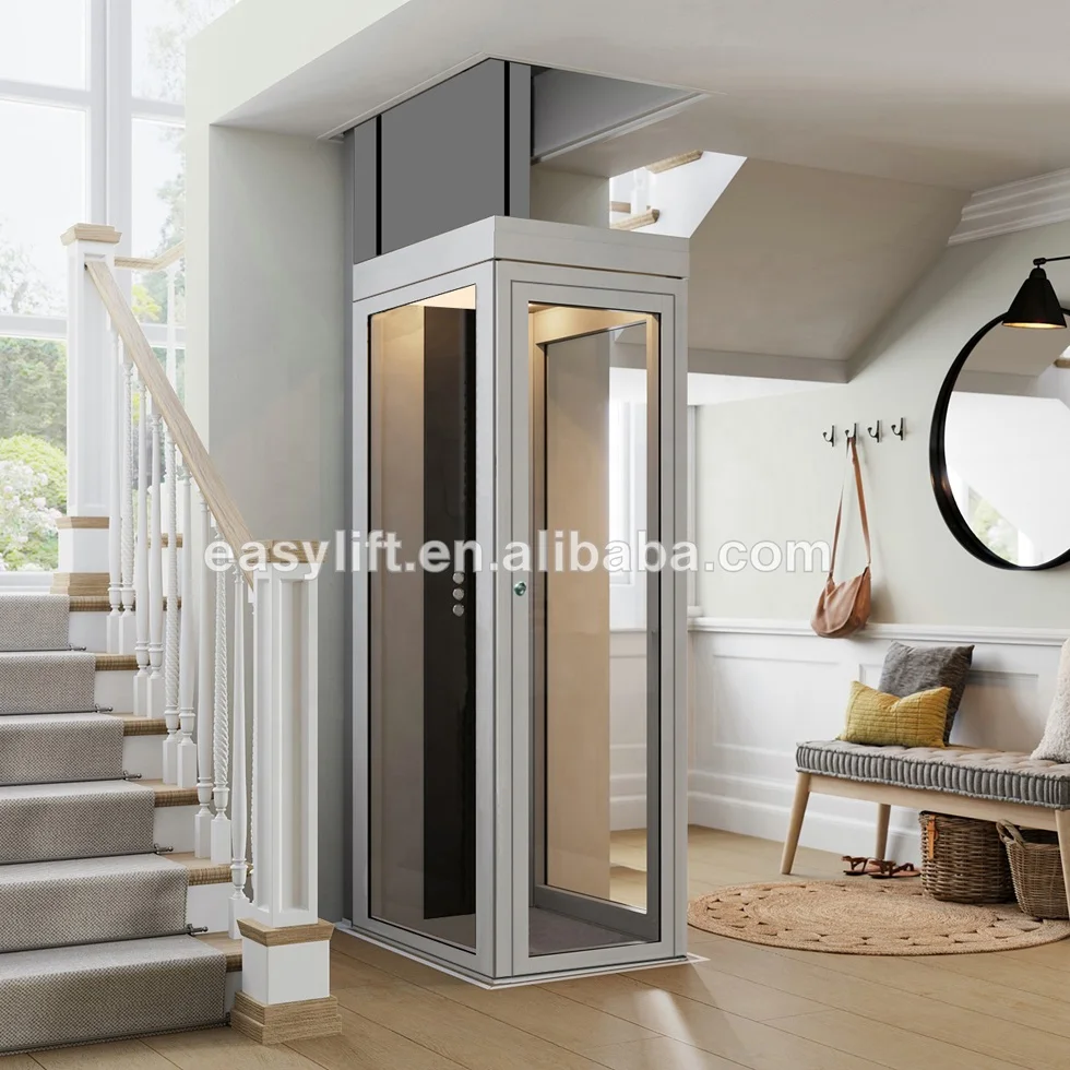 Low Cost Residential Lift Elevator  Customizable Home Lift Platform Elevator Glass Sightseeing Elevator Lift