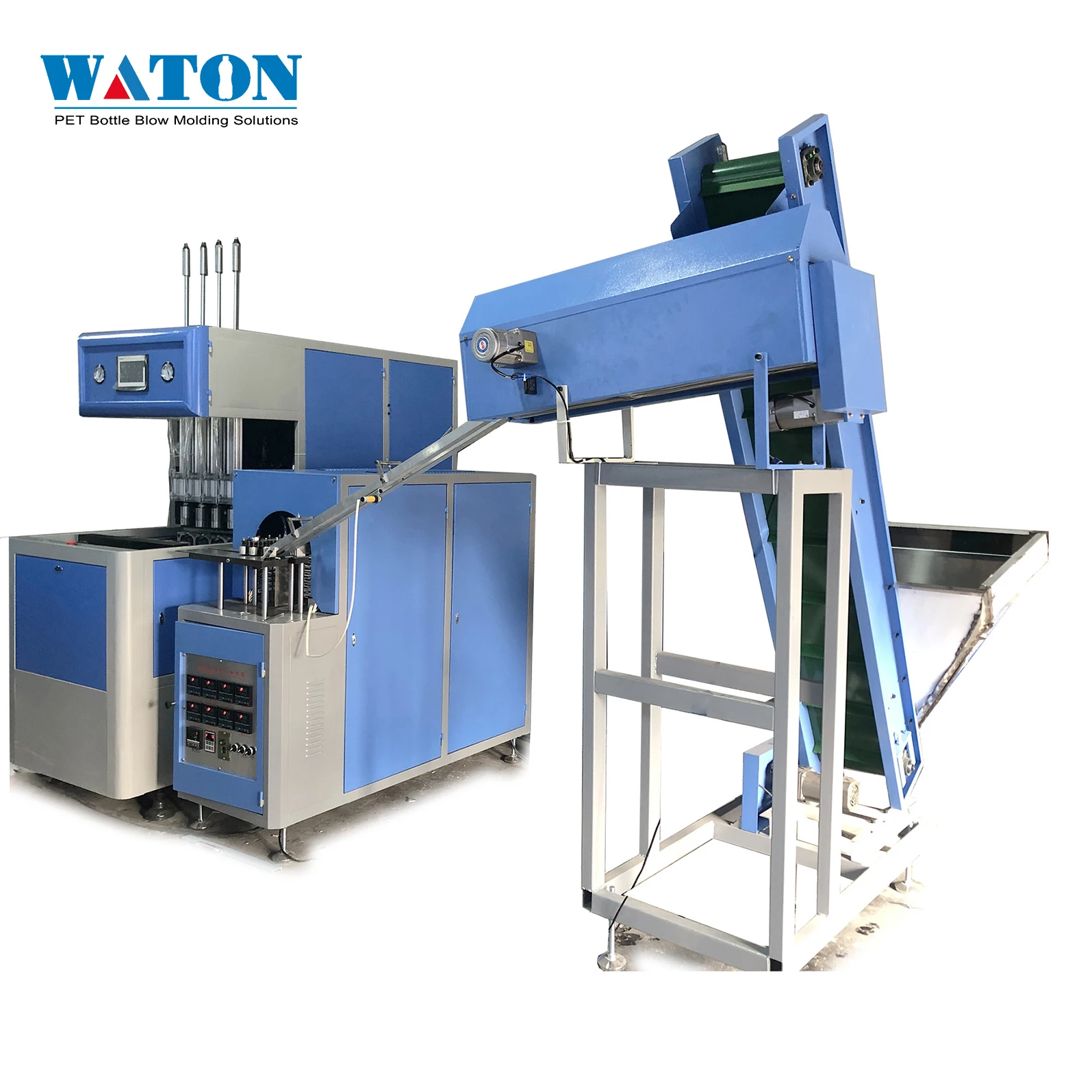 Hand Feeding Water Bottle Making Machine Semi-Automatic PET Plastic Bottle Blow Molding Machine