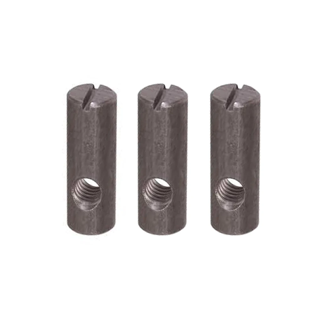 Custom Fastener High Quality M5*10 Furniture Cylinder Hammer Dowel Nut Stainless Steel Brass Aluminum Barrel Nut