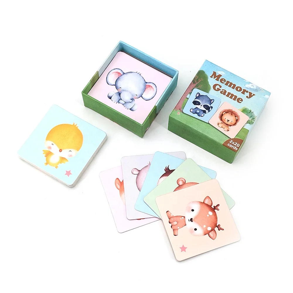 Professional Printed Memory Flash Card Matching Card Game