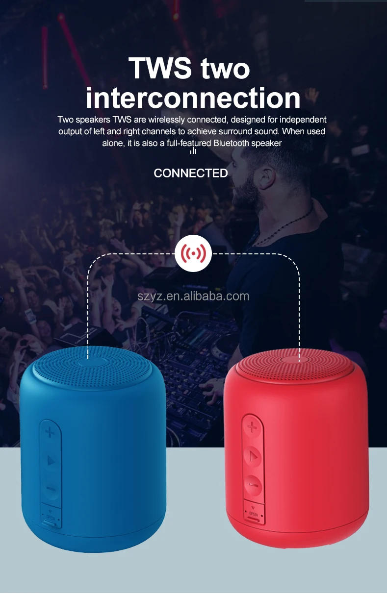 2021 Smaller Hifi Wireless Bluetooth Speaker Portable Hight Quality