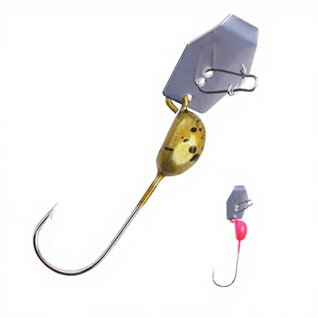 WEIHE 4.25g 5Colors Lead Head Jig Hook Single Hook for Bass Saltwater & River Lure Fishing – Metal Jig – view 5