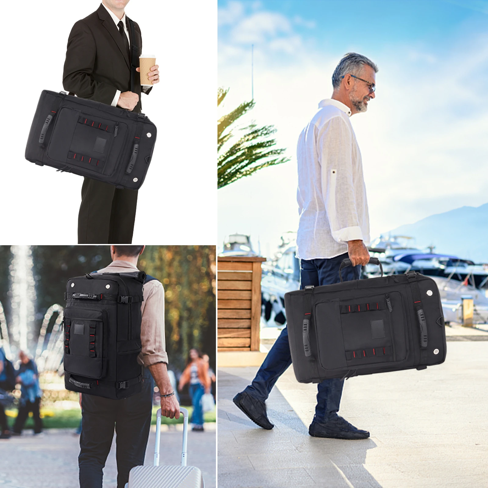 Carry on Backpack Large Travel Backpack for Men Airline Approved Gym Backpack Waterproof Business Laptop Daypack