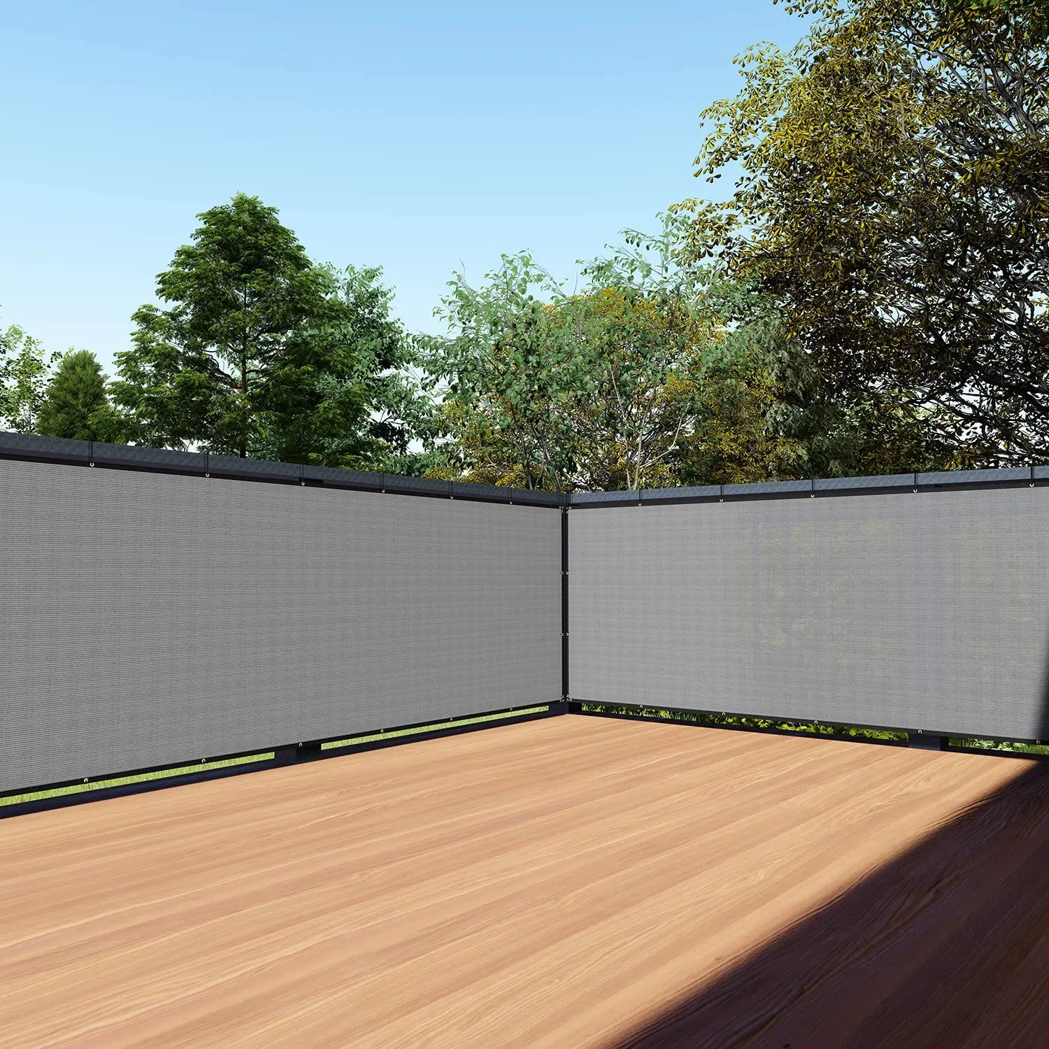 Balcony Patio Porch Custom-sized 30 Privacy Screen Mesh Backyard Deck Pool 