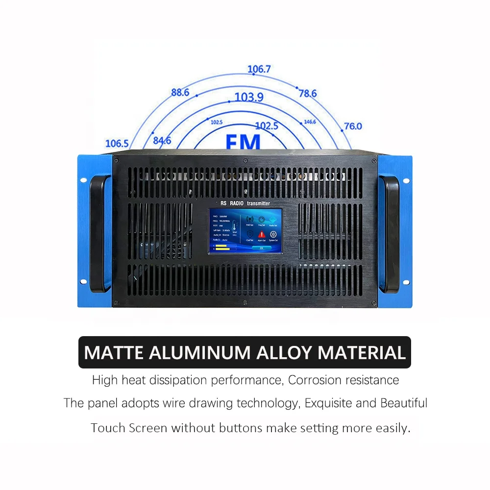 Free Shipping 5KW 5000W FM Transmitter Fm Broadcast Transmitter for Radio Stations 5000w