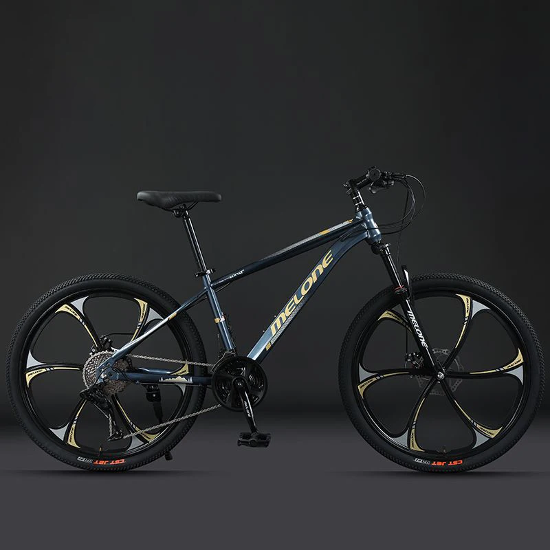 26'' Downhill Mountain Bike New Design Carbon Steel Frame Aluminum Alloy Handle Bar Suspension Fork Disc Brake Braking System