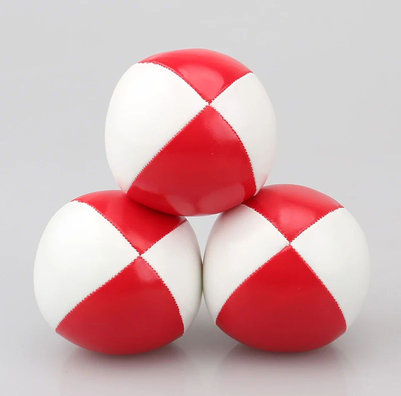 3 Color Eco-Friendly Colorful Standard International Contact Kids Adult 5cm 6.3cm White Blue Juggle Toy Game Juggling Ball