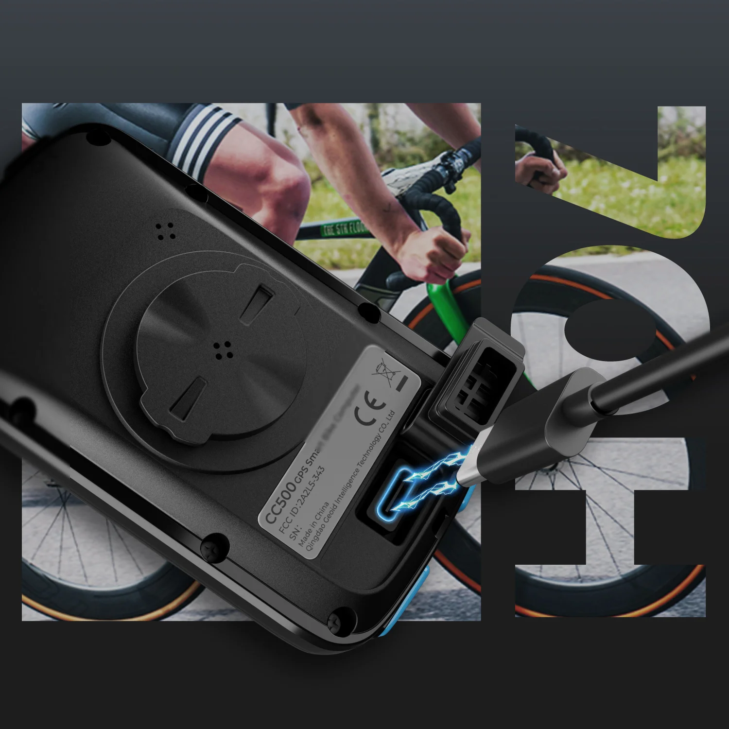 GEIOD CC500 велосипедный компьютер GPS беспроводной Велосипедный одометр спидометр FSTN BLE5.0 водонепроницаемый BDS