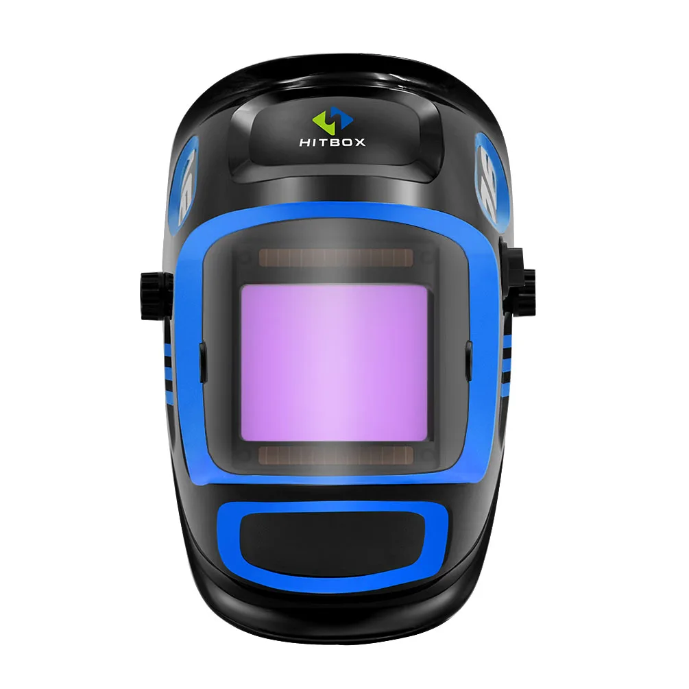 HITBOX LY800F Extra Large View Solar Welding Helmet Auto Darkening Welding Helmet Can Get Some Welding Gifts