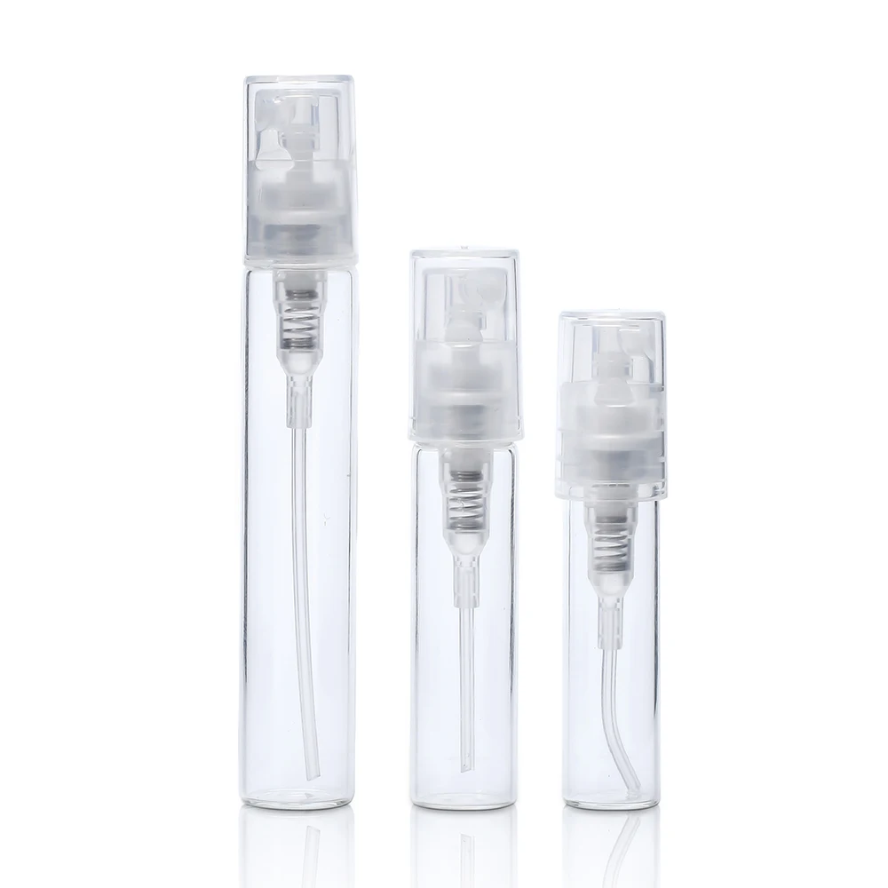 Wholesale Empty 2ml 3ml 5ml 10ml Fragrance Perfume Vial Tester Sample Glass Spray Bottles