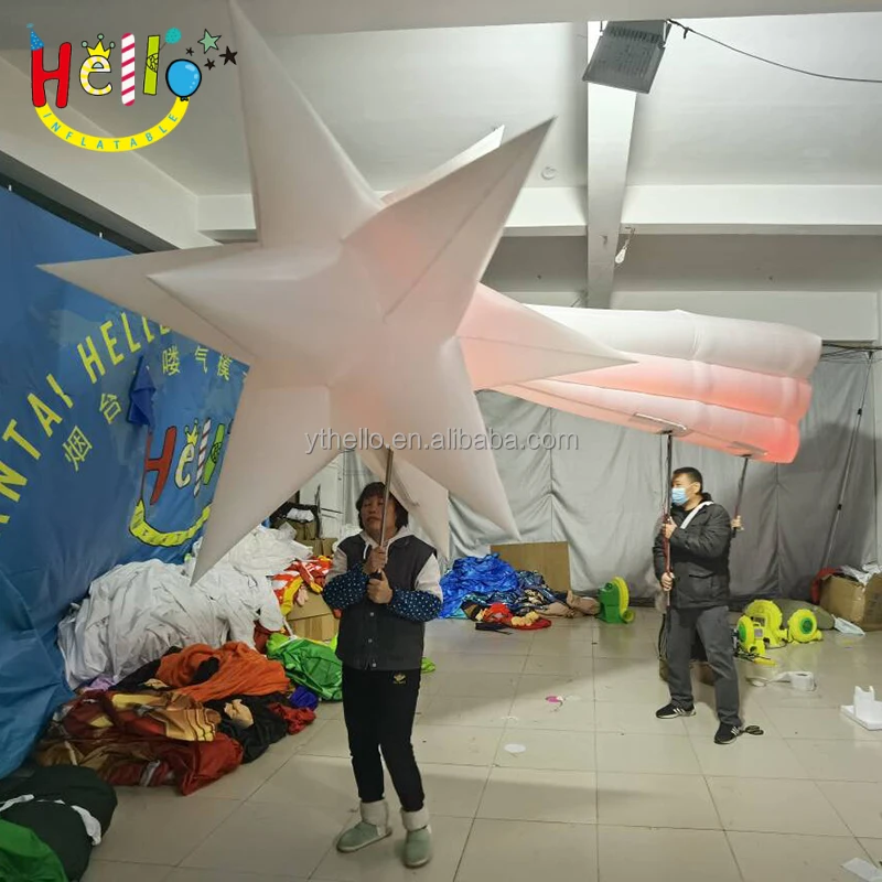 Led Stage Performance Inflatable Meteor Costume Inflatable Walking Costume With Led Light