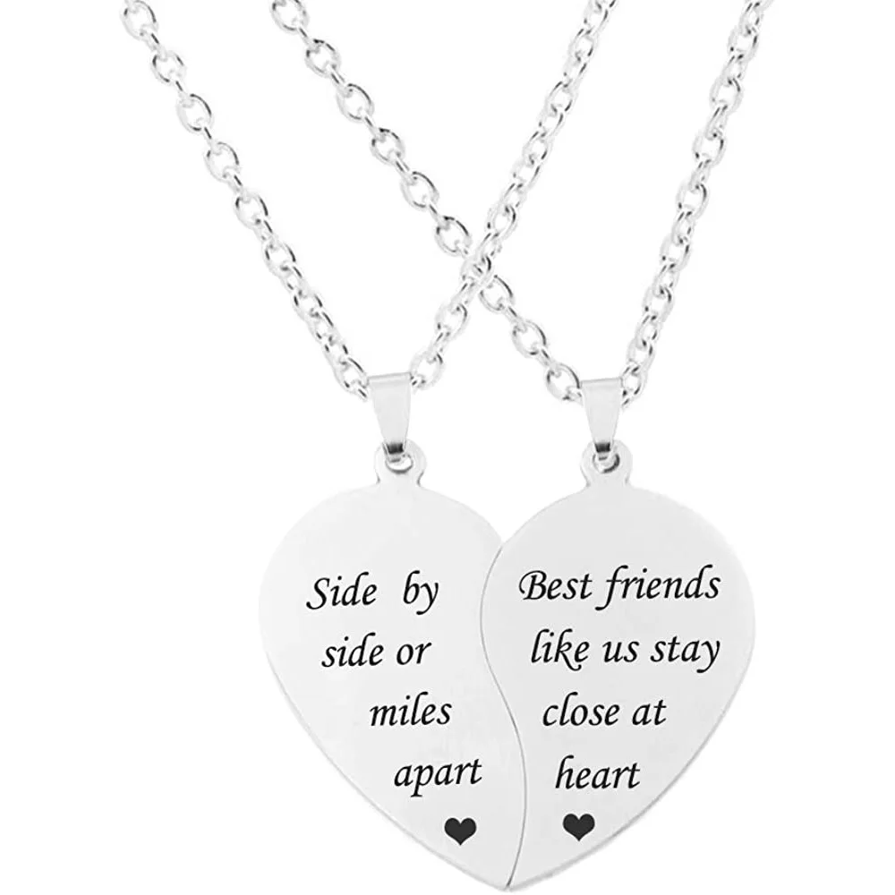 Matching Best friends Necklaces Birthday Gift