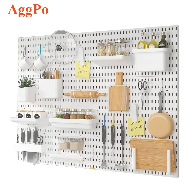 Pegboard Combination Kit, Modular Hanging for Closet Organizer