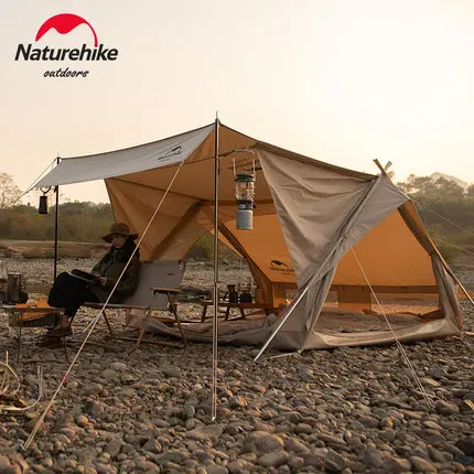 Naturehike Glamping Extend 4.8 Cotton Tent – Durable 4-Season