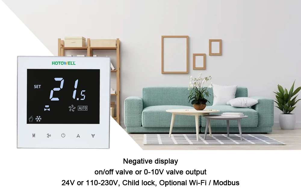 Modbus Thermostat Fan Coil Thermostat Smart Thermostat With Time ...