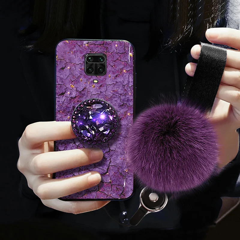 ONEFLOW Custodia Glitterata Per Redmi Note 9 Pro – TPU Morbido Con Protezione Fotocamera – Compatibile Ricarica Wireless – Rosa