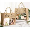 jute bag with pvc window