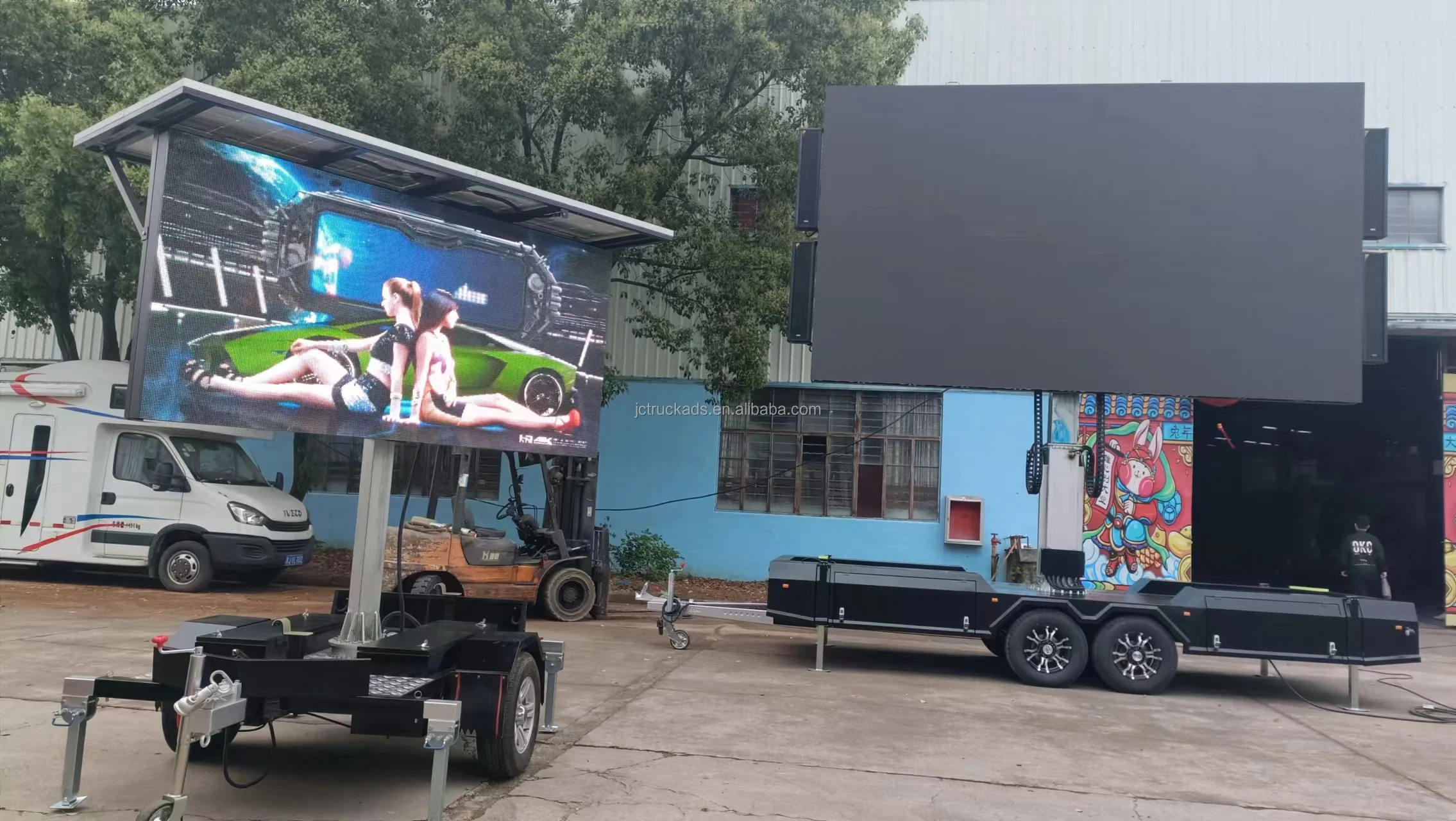 JCT MBD26 Outdoor Large Advertisement LED Mobile Truck Trailer