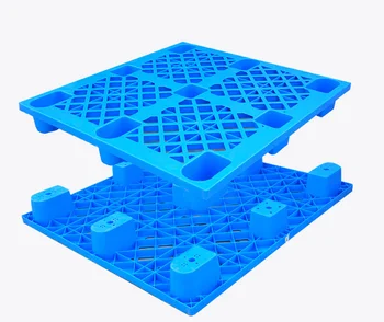 Nine legged grid plastic pallets Stackable Cargo HDPE Plastic Pallets 9 Feet 4 Way Entry