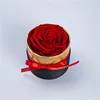 1 rosa in scatola rotonda