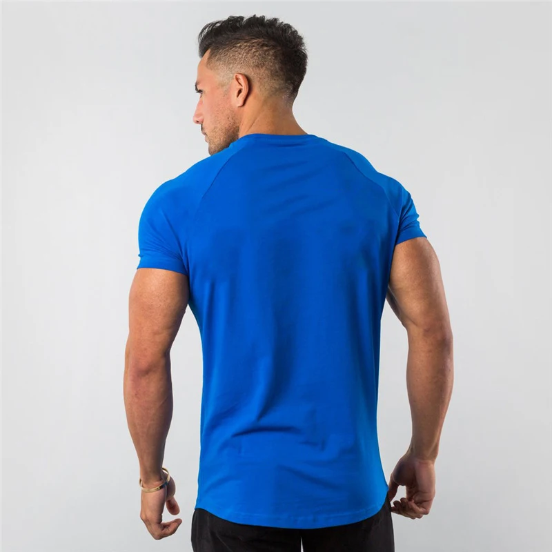 Training Exercise Short Sleeve T-shirt Men Lightweight Quick Dry Man T-shirt Sport Breathable Running T-shirts682_voghion.com