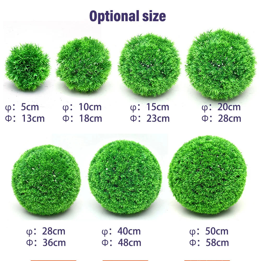 Pe Artificial Topiary Ball Factory Outlet Grass Ball Artificial Boxwood