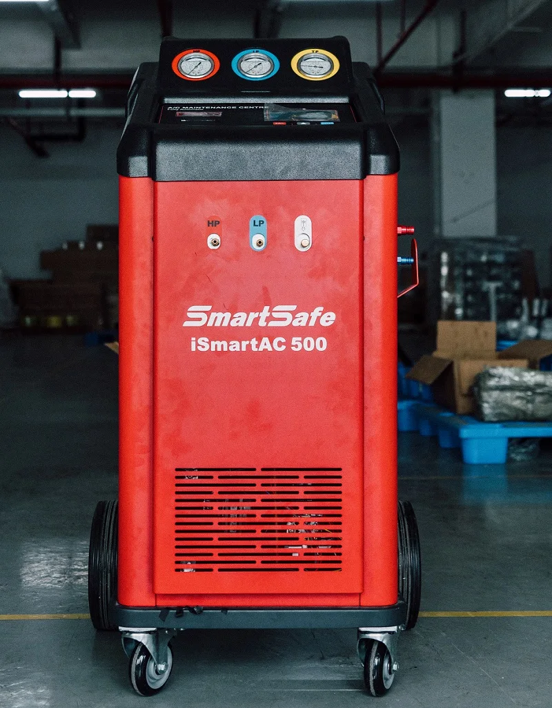 R134A AC Recovery Recycling Recharging Machine Launch Value-500 Plus Automotive AC Machine From Smartsafe Factory