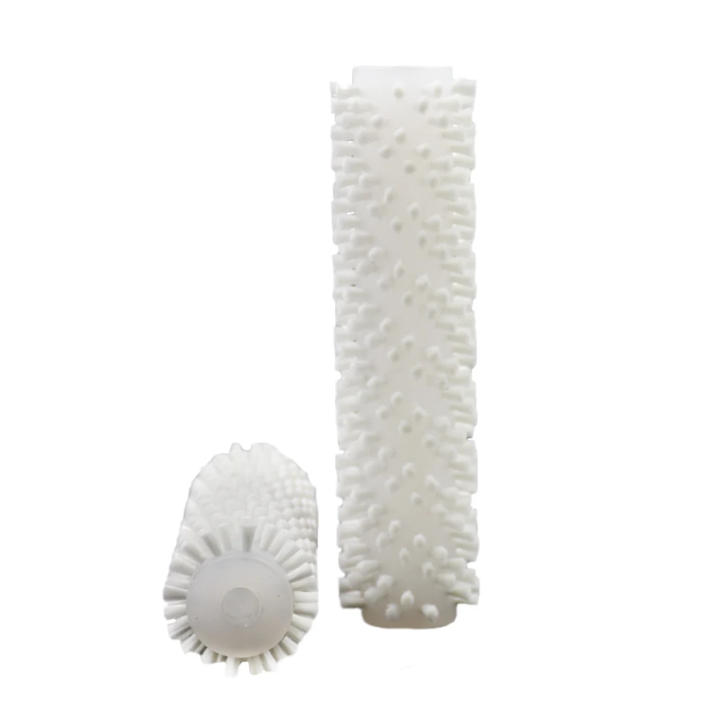 Industry Cylindrical Roller Brushes, Nylon Bristle Cleaning Brush Roller for Dusting