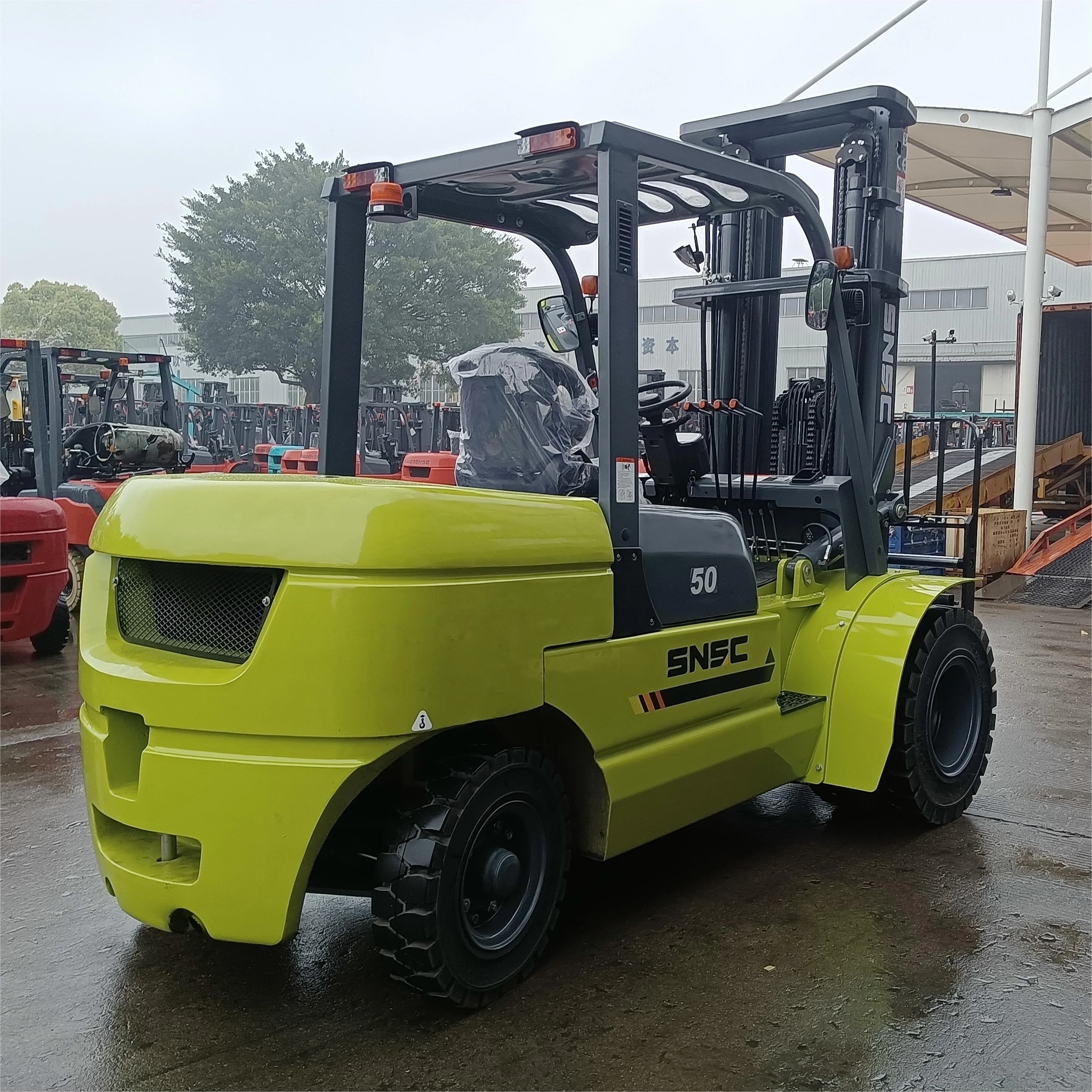 FD50 5 Ton 5T Diesel Engine Forklift 12 Months After Sales Service