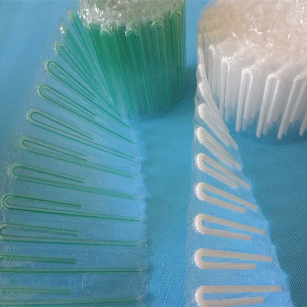 Plastic U Shape Disposable Plastic Straws For Pack Brick Milk Box ...