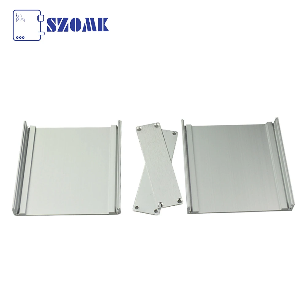 Custom Industries Extruded Aluminum Enclosures DIY Split Type Small  Enclosure  Aluminum Extrusion Enclosure square