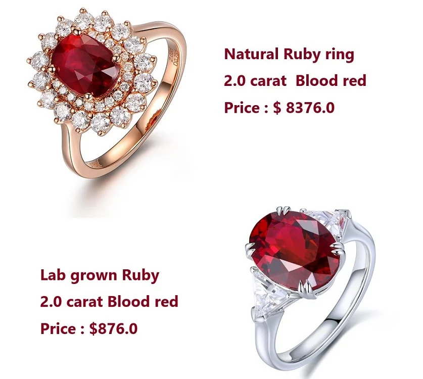 Quality Lab Grown Ruby Gemstone Pear Cut Pigeon Blood Red Ruby Diamond