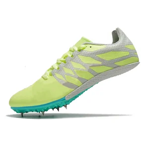 Hot Sale Track and Field Sneakers Shock Absorbing and Anti-Slip Track Spike Shoes for Running for Spring and Summer