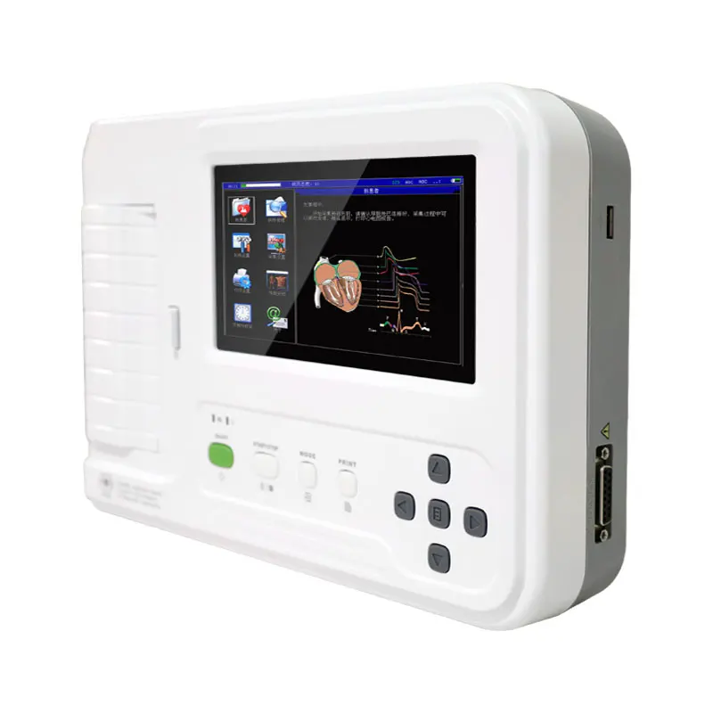 CONTEC ECG600G elettrocardiografo 12 lead portable 6 channel ecg machine ekg machines pc-121046