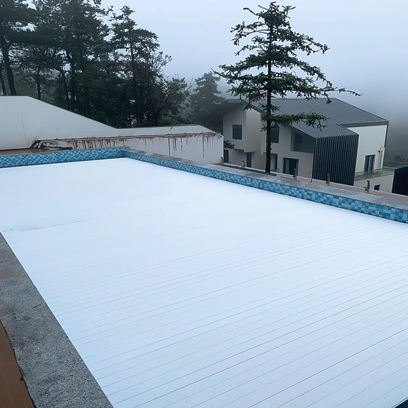 Electric Machine for Pool PVC Automatic Polycarbonate Swimming Pool Cover