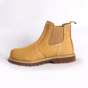 Wholesale Goodyear Safety Boots Anti Smash Puncture Proof Security Shoes Nubuck Cow Leather Waterproof Upper Work Footwear