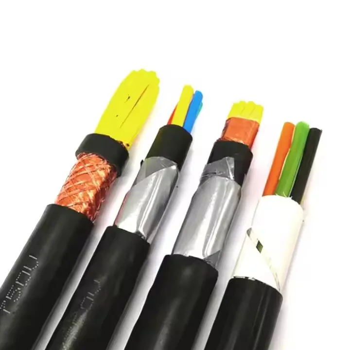 Flexible Towline Cnc Cable 26 20 22 18 Awg 2-10 Core Pure Copper Oil-Resistant And Bending-Resistant Pvc Sheathed Control Wire