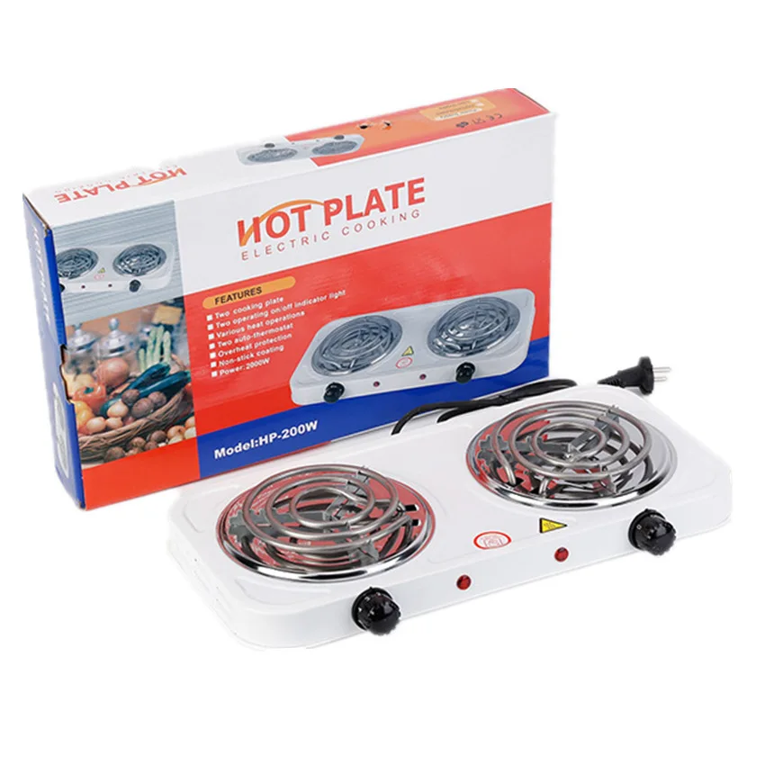 Mini Double Electric Hot Plate Stove Household Cooking Furnace