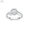 18K Solid White Gold