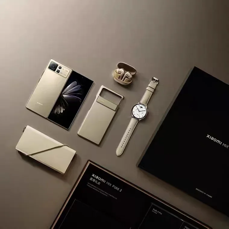 美品 Xiaomi Mix Fold 2 5G 512GB ゴールド Xiaomi mi mix fold3 16GB