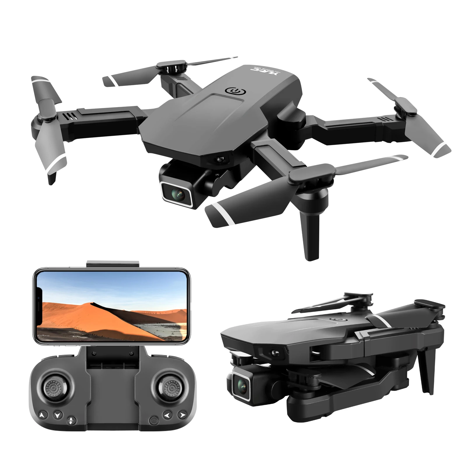 Mini RC Drone Quadcopter 2.4G Helicopter 4K HD Camera Foldable Remote Control 