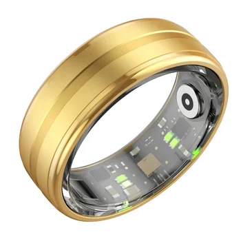 2024  Factory Made Health Smart Rings 5ATM Waterproof Heart Rate Blood Pressure Sleep Monitor Business Smart Ring For Men Women