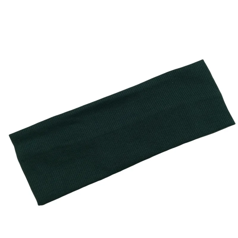 Wholesale Custom Elastic Hair Bands Solid Color Knitted Headbands for Women's Sports Uni aperçu 11