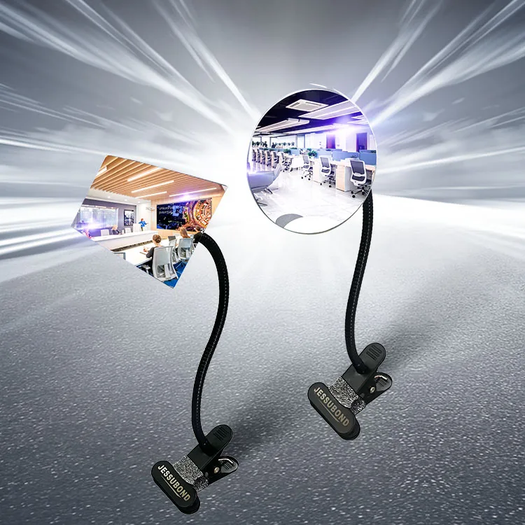 10 см 360 градусов вращающийся знак PMMA антибликовое безопасное вождение высокое качество конфиденциальное зеркало заднего вида