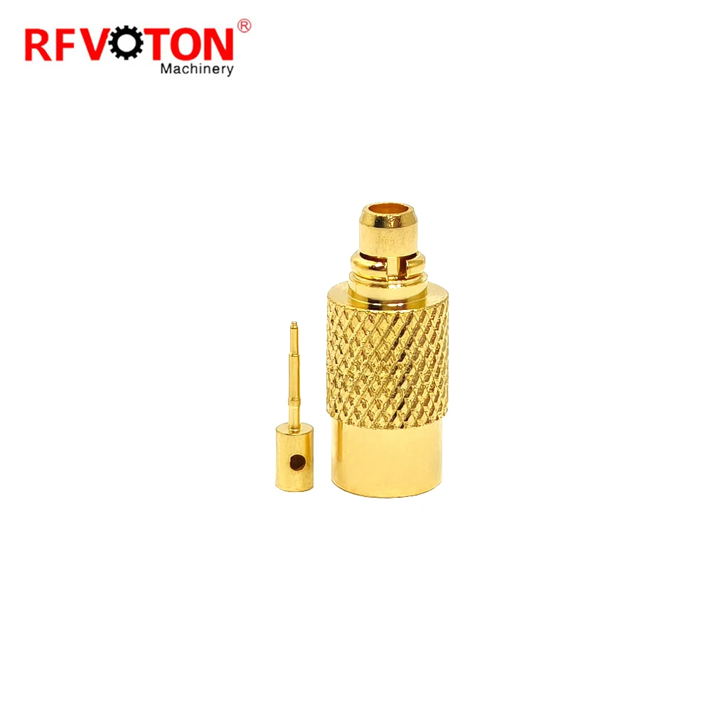 Plating Ternary Alloy MMCX Male Connector for RG402 Cable RF Fast Delivery Brass Copper