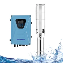 ARSC-4-11-158-220-2200 ACDC  3HP 2.2kw Solar Water Pump MPPT centrifugal pump Stainless steel water pump deep well